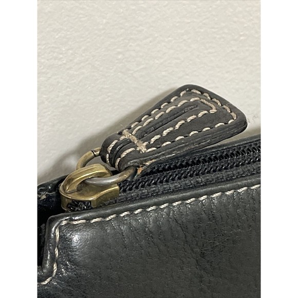 Fossil 75082 Genuine Leather Purse Pebbled Leather Shoulder Bag - Picture 5 of 16